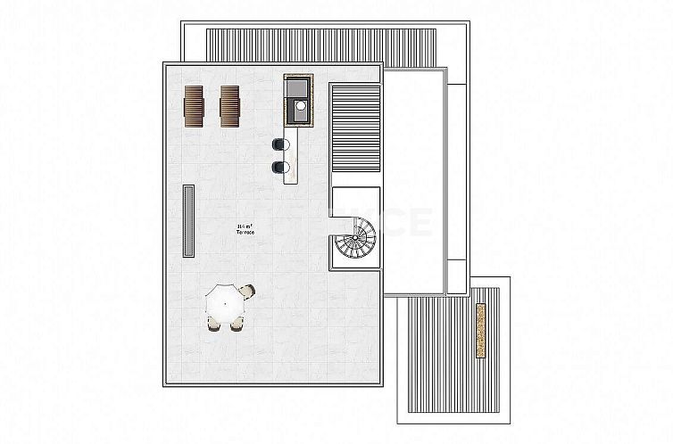 Vrijstaande woning in Girne