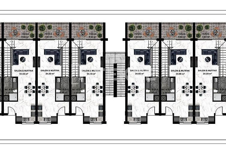 Appartement in Girne