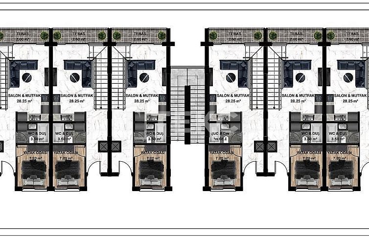 Appartement in Girne