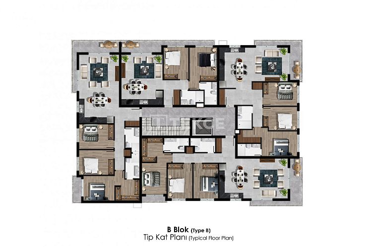 Appartement in Girne