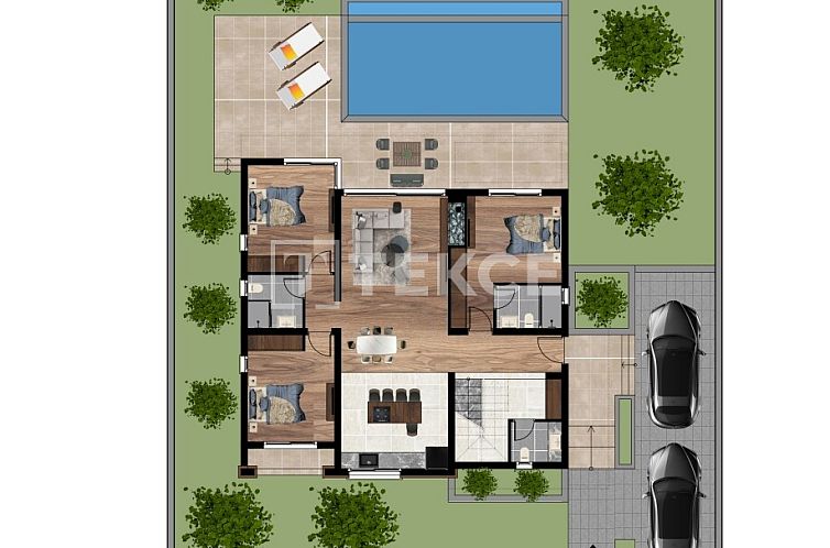 Vrijstaande woning in Girne