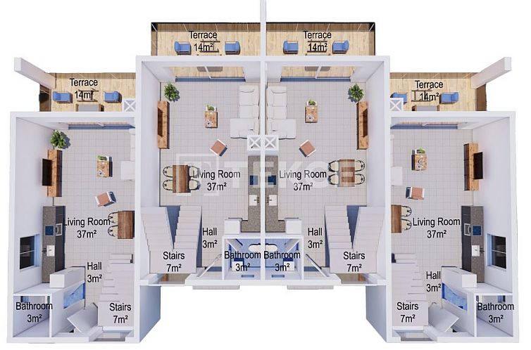Vrijstaande woning in Girne