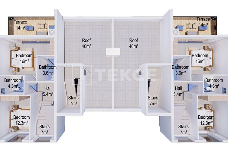 Vrijstaande woning in Girne