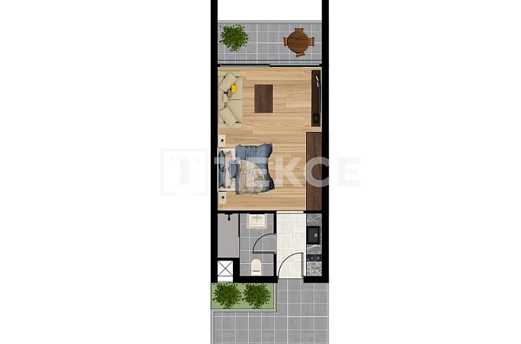 Appartement in Girne