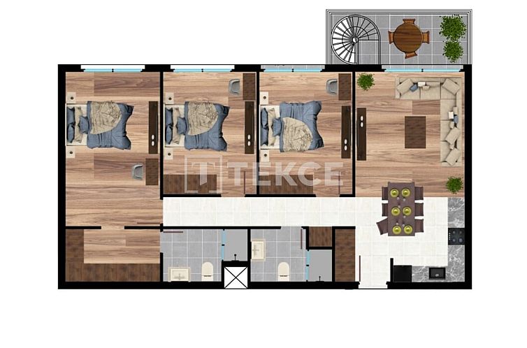 Appartement in Girne