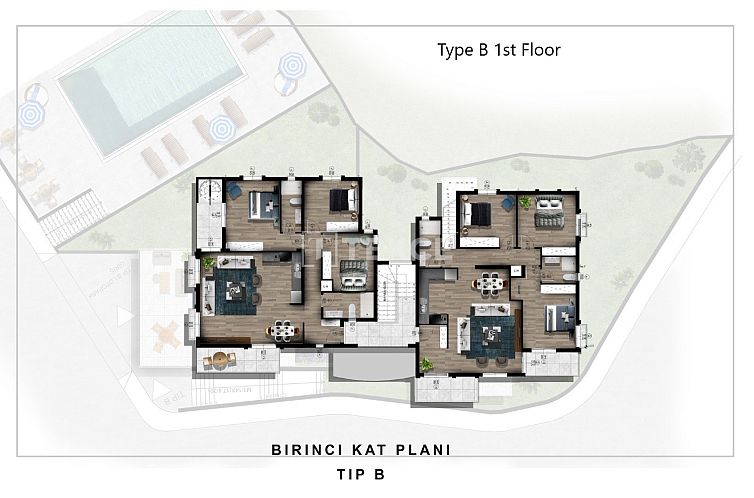 Appartement in Girne