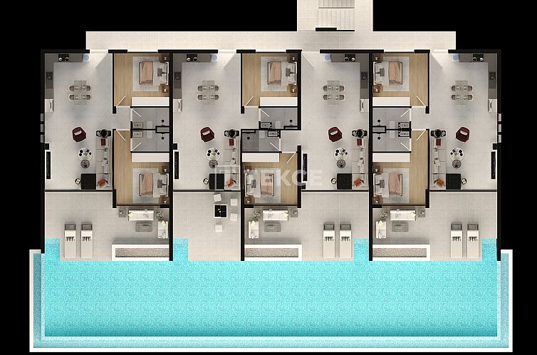 Appartement in Girne