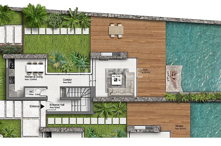 Vrijstaande woning in Girne