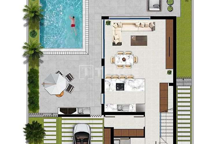 Vrijstaande woning in Girne