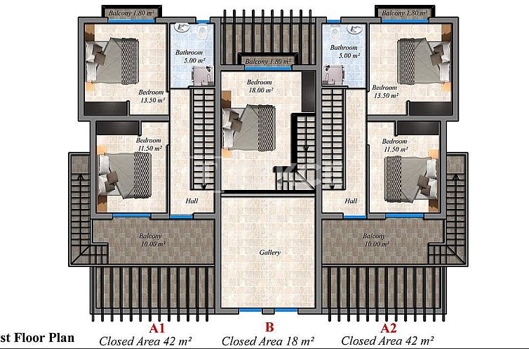Vrijstaande woning in Girne