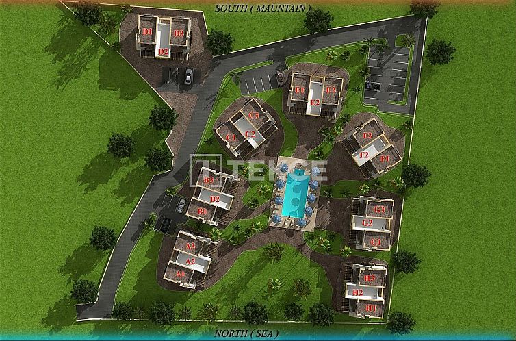 Vrijstaande woning in Girne