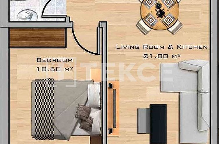 Appartement in Doğanköy