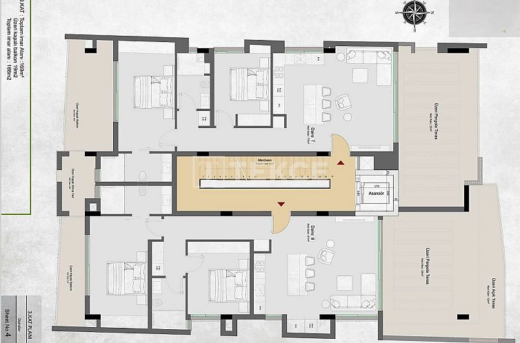 Appartement in Girne