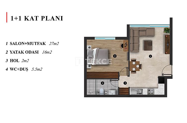 Appartement in Girne