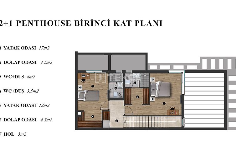 Appartement in Girne