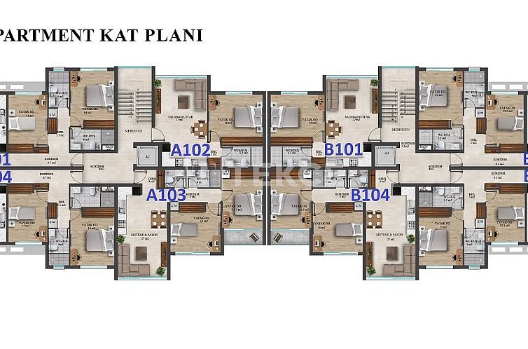 Appartement in Girne