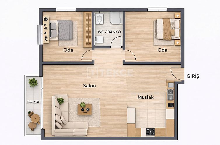 Appartement in Girne