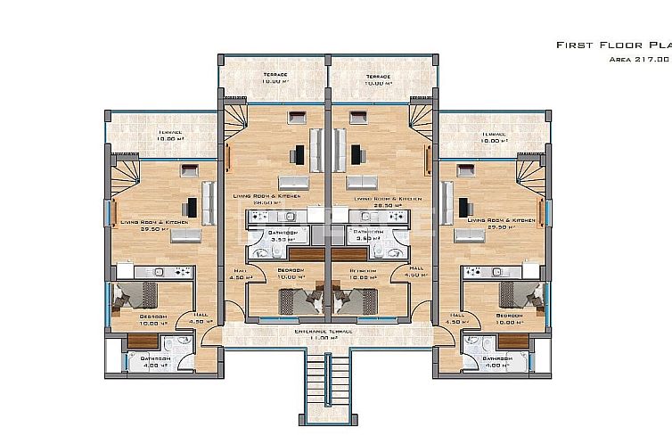 Appartement in Girne
