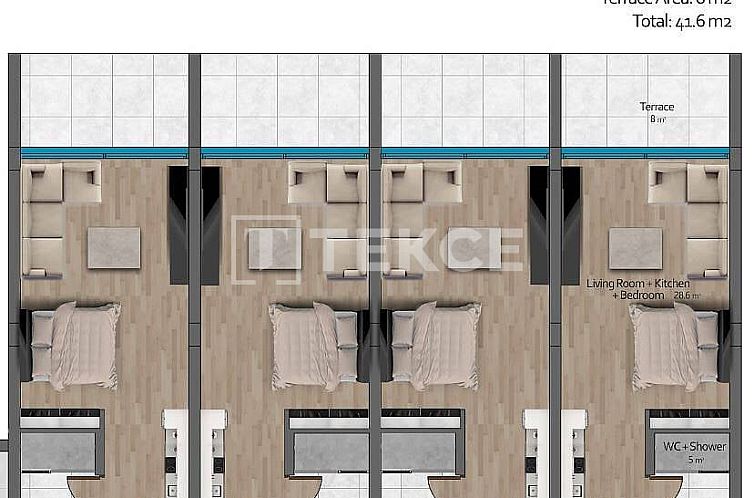 Appartement in Girne