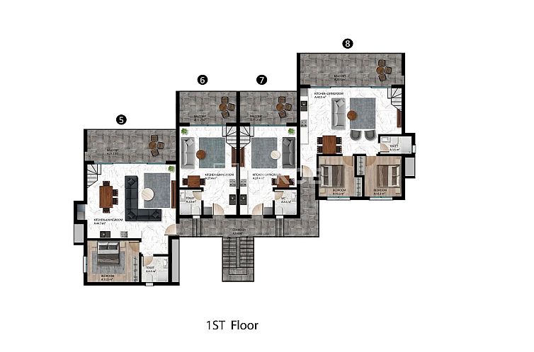 Appartement in Girne
