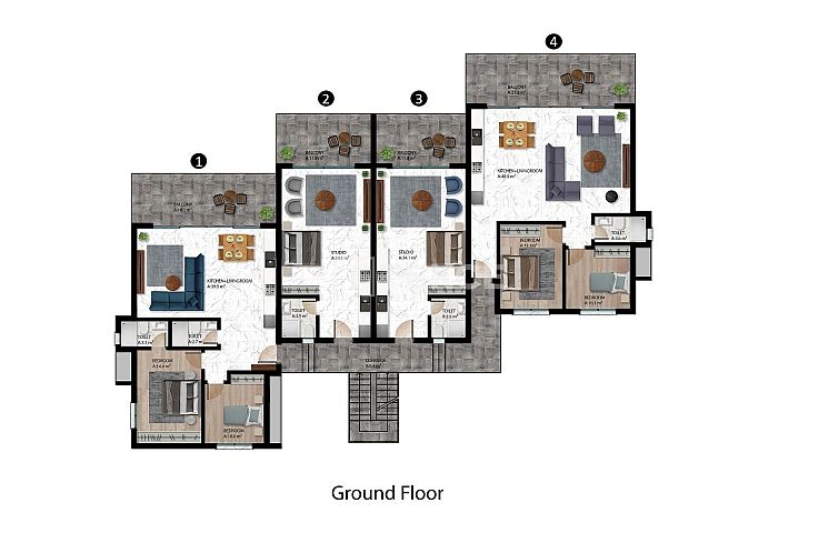 Appartement in Esentepe