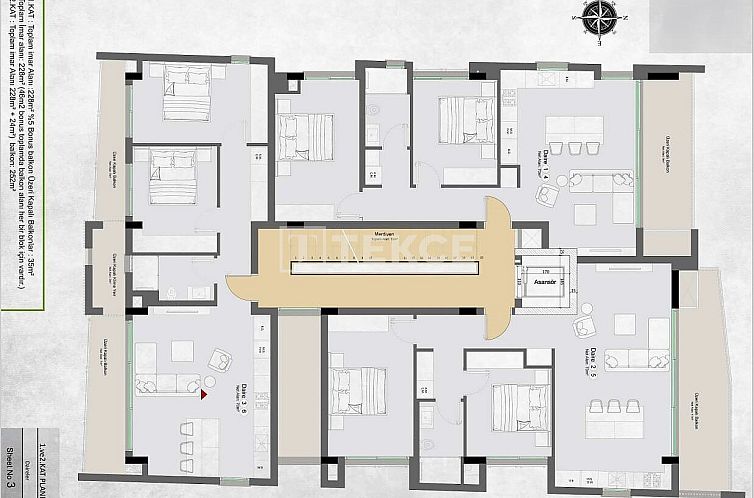 Appartement in Girne