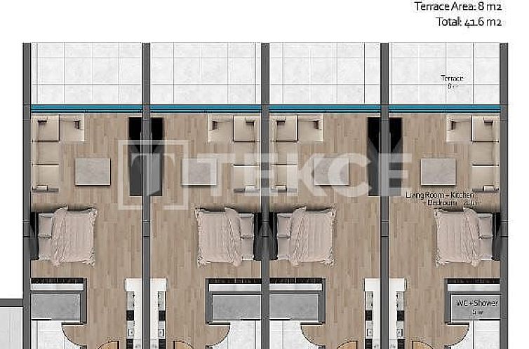 Appartement in Bahçeli