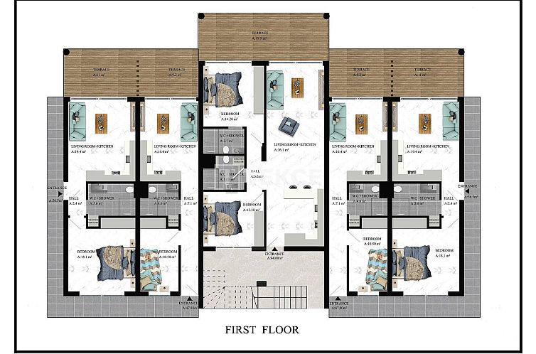 Appartement in Girne