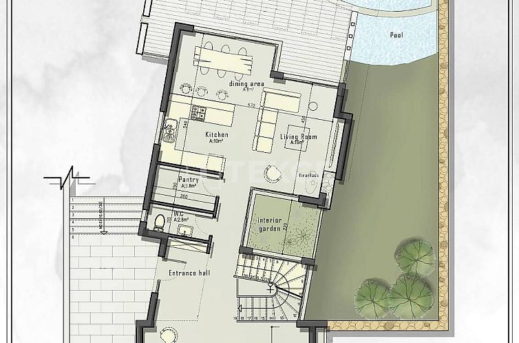 Vrijstaande woning in Girne