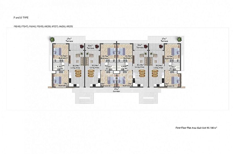 Appartement in Girne