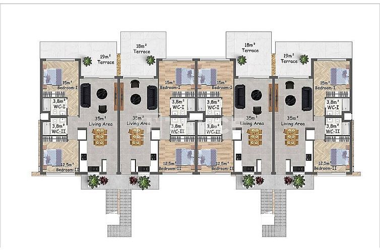 Appartement in Girne