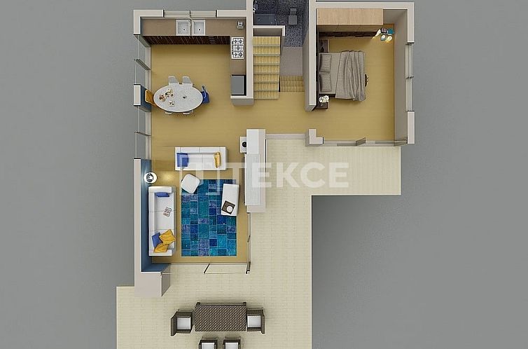 Geschakelde woning in Lapta