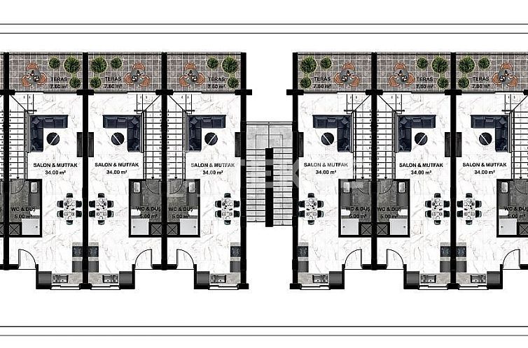 Appartement in Girne