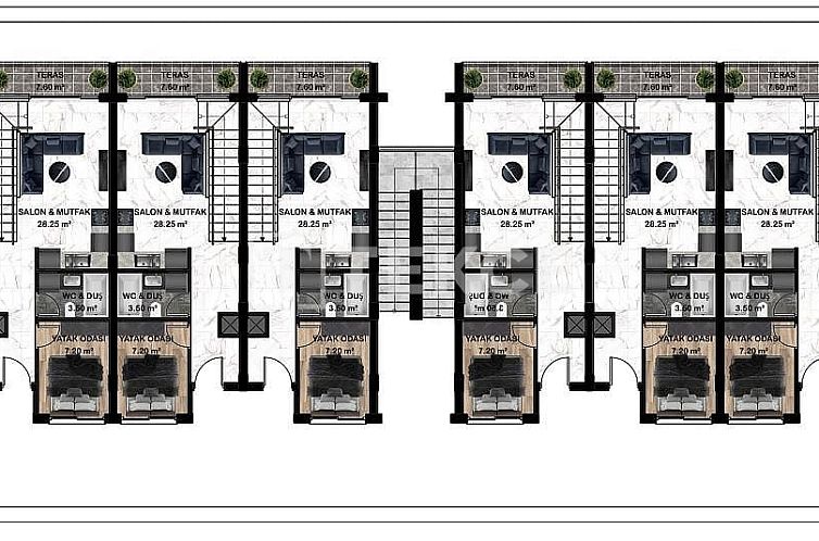 Appartement in Girne