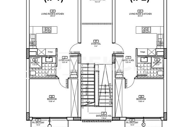 Appartement in Girne