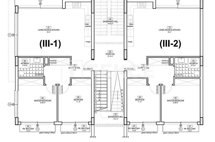 Appartement in Girne