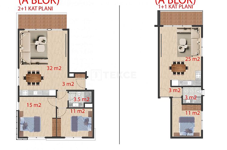 Appartement in Girne