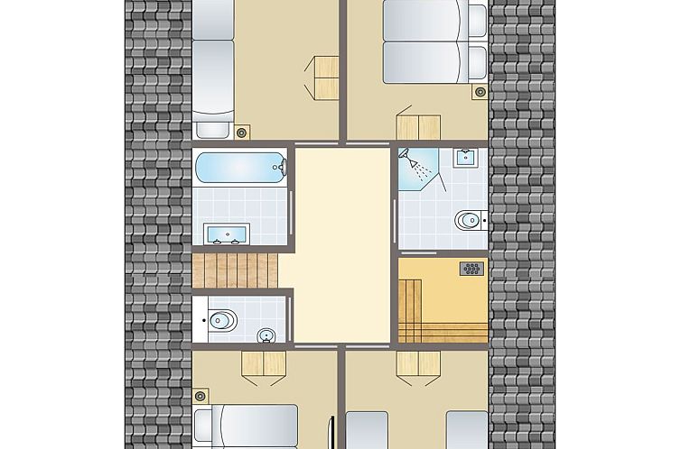 Sluftervallei | 10-persoons bungalow - Breed toegankelijk | 