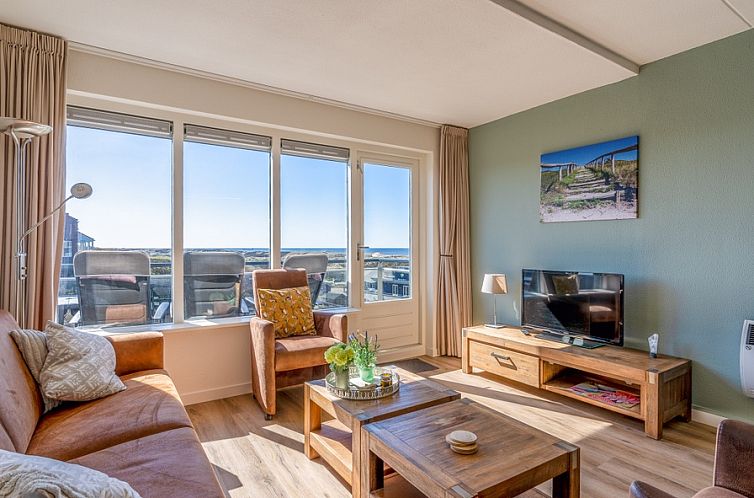 Cozy living room in Apartment Juliana 098 Island and Sea View, De Koog, Texel with sea view.