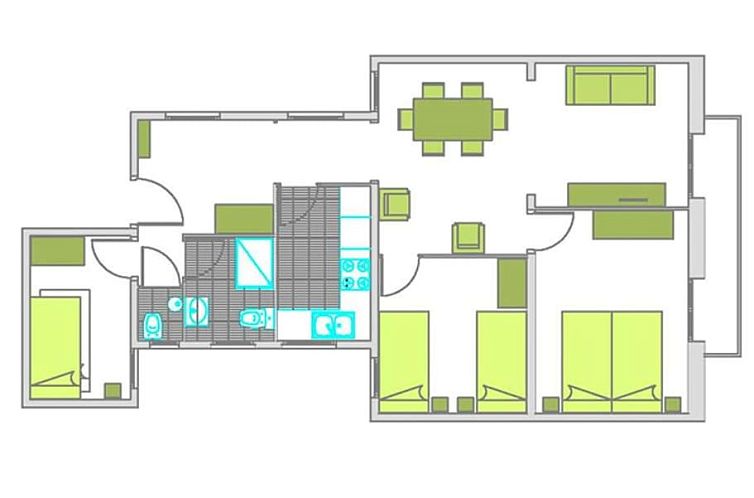 ClassBedroom Eixample Free Apartments