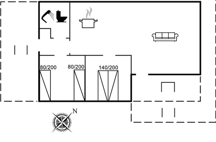 Vakantiehuis "Gizelle" - 1.5km from the sea