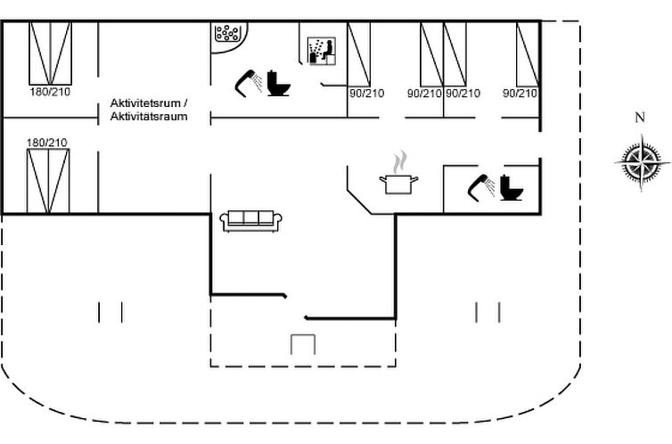 Vakantiehuis "Botwith" - 2.8km from the sea