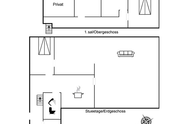 Vakantiehuis "Svenger" - 350m from the sea