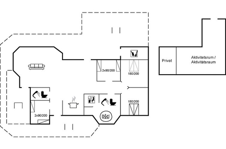 Vakantiehuis "Gunborg" - 2.5km from the sea