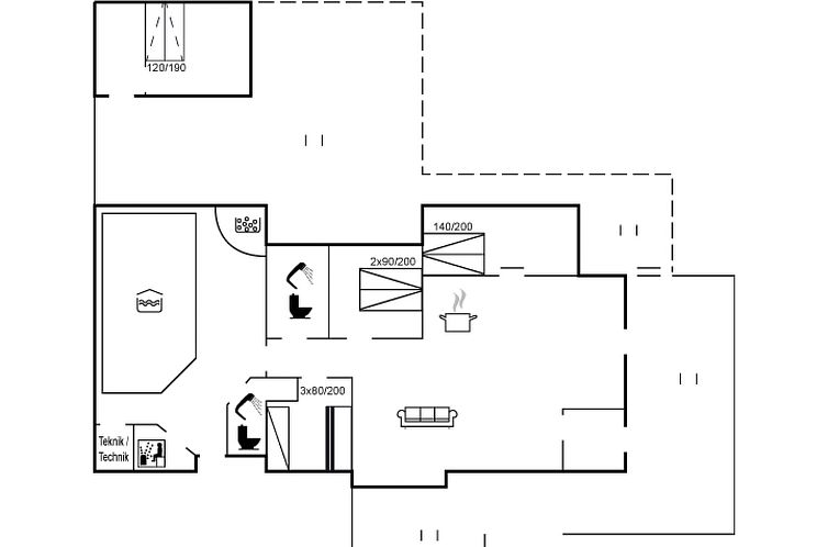 Vakantiehuis "Skrallan" - 400m from the sea
