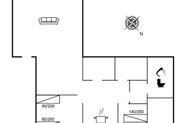 Vakantiehuis "Fridhild" - 875m from the sea