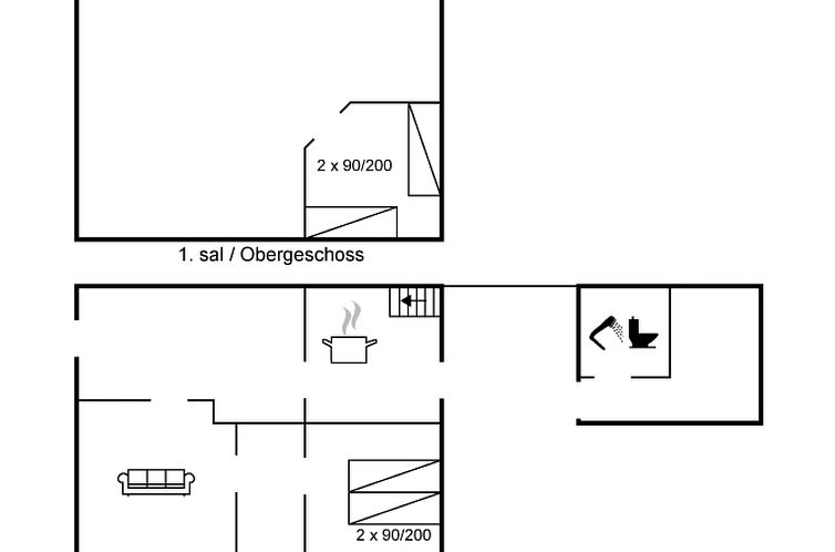 Vakantiehuis "Margrethe" - 1.1km from the sea