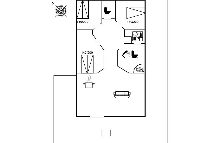 Vakantiehuis "Melanie" - 950m from the sea