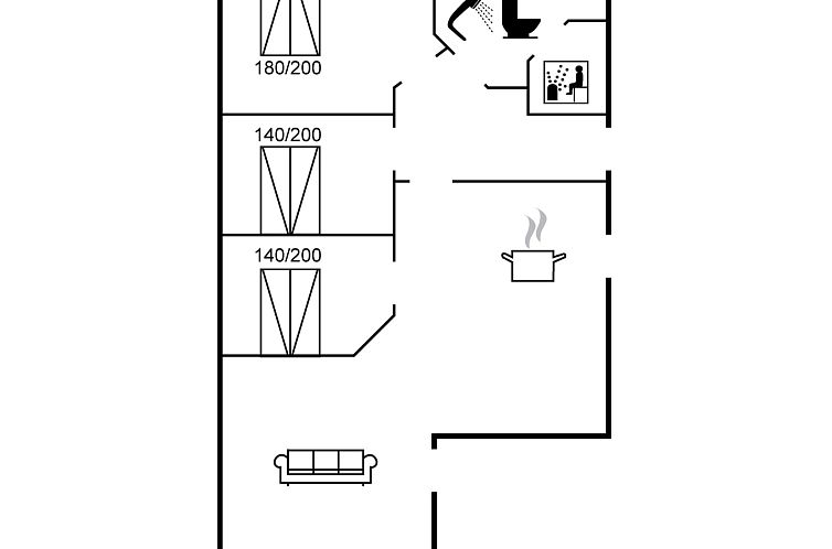Vakantiehuis "Henkil" - 700m from the sea
