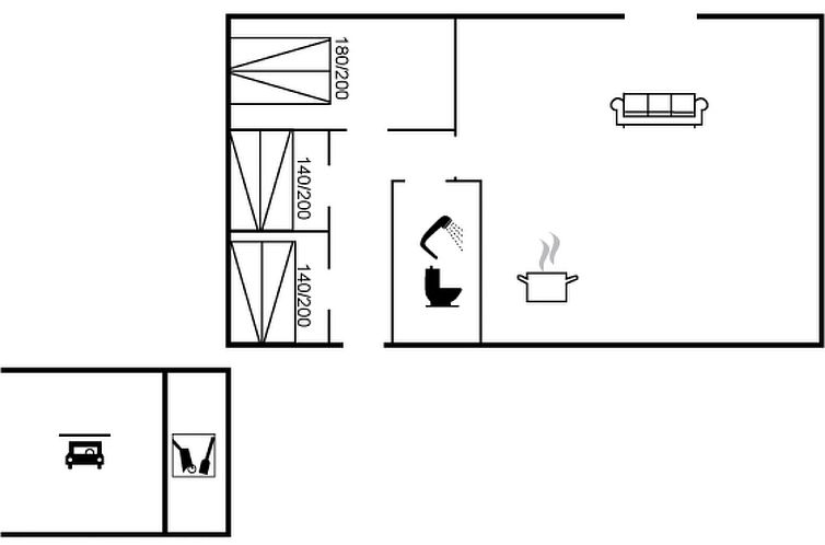 Vakantiehuis "Vilja" - 150m from the sea